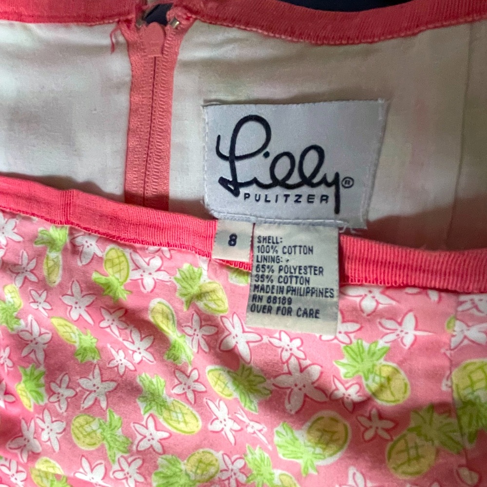Lilly Pulitzer skirt - pineapple pink print